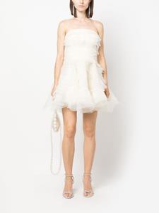 anaradu Ana Radu ruffled organza minidress - Beige