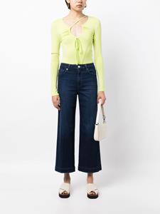 PAIGE Jeans met logopatch - Blauw