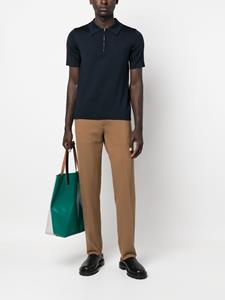 SANDRO Poloshirt met rits - Blauw