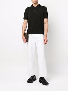 SANDRO Poloshirt met puntkraag - Zwart