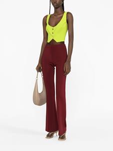PINKO high-waisted flared trousers - Rood