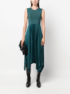 JOSEPH Geplooide midi-jurk - Groen