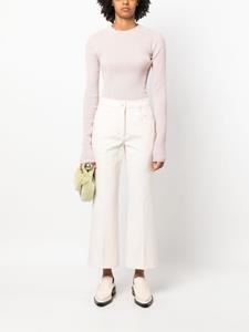 jilsander Jil Sander Flared plooibroek - Beige