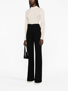 ETRO flared wool-blend trousers - Zwart