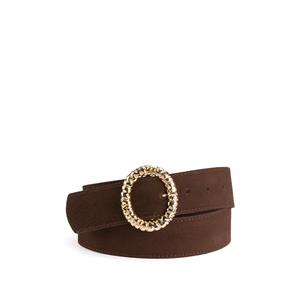 LA REDOUTE COLLECTIONS Leren riem met juweelgesp