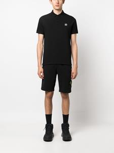 stoneisland Stone Island Poloshirt met geborduurd logo - Zwart