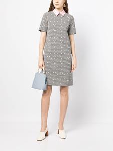 pauleka Paule Ka Blousejurk met jacquard - Zwart