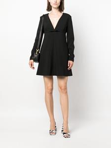 RED Valentino Mini-jurk met strikdetail - Zwart