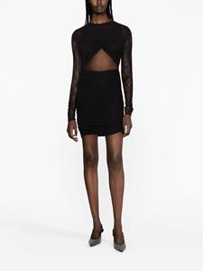 philosophydilorenzoserafini Philosophy Di Lorenzo Serafini Mini-rok met ruches - Zwart