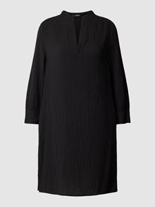Opus Knielange jurk van viscosemix met tuniekkraag, model 'Wusina'