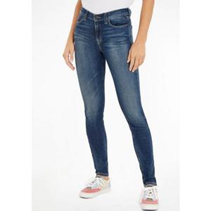Tommy Jeans Skinny-fit-Jeans mit dezenten Label-Applikationen