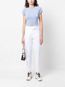 calvinkleinjeans Calvin Klein Jeans Jeans met toelopende pijpen - Wit