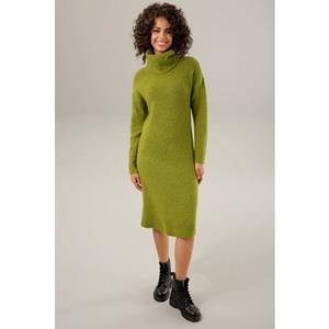 Aniston CASUAL Strickkleid, mit halsfernem Rollkragen