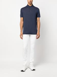 Fedeli Katoenen poloshirt - Blauw