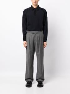 Dunhill Wollen poloshirt - Blauw