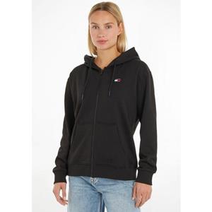 TOMMY JEANS Hoodie TJW RLX XS BADGE ZIP TRHU met -logoborduursel