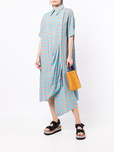 natashazinko Natasha Zinko Blousejurk met tekst - Blauw