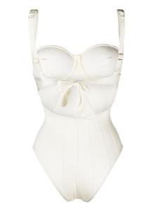 noireswimwear Noire Swimwear Badpak met balconette - Beige