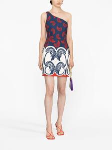 ladoublej La DoubleJ Mini-jurk met print - Blauw