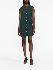 Balmain Mini-jurk met V-hals - Groen