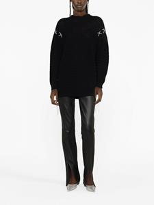 giuseppedimorabito Giuseppe Di Morabito Gebreide mini-jurk - Zwart