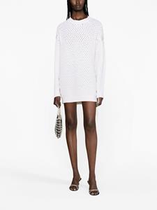 giuseppedimorabito Giuseppe Di Morabito Gebreide mini-jurk - Beige