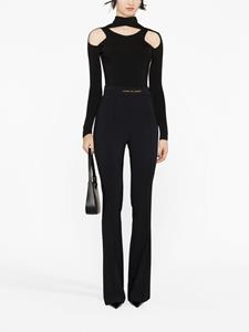 High waist broek - Zwart