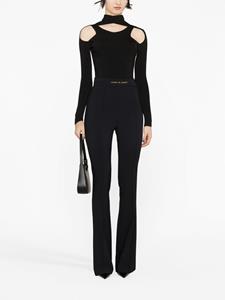 Elisabetta Franchi High waist broek - Zwart