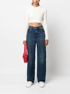 MARANT ÉTOILE straight-leg cotton jeans - Blauw