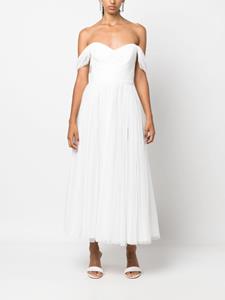 anaradu Ana Radu Mini-jurk met sweetheart hals - Wit