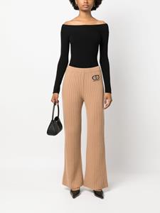 TWINSET Broek met logopatch - Beige