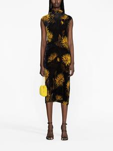 ETRO Midi-jurk met bloemenprint - Zwart