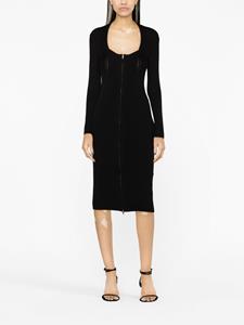 isabelmarant ISABEL MARANT Zael midi-jurk van wolblend - Zwart