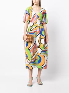 marahoffman Mara Hoffman Midi-jurk met print - Geel