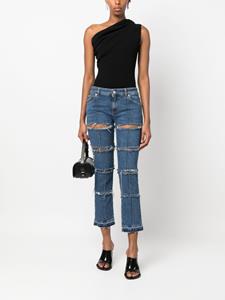 alexandermcqueen Alexander McQueen Gerafelde jeans - Blauw