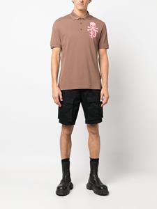 philippplein Philipp Plein Poloshirt met logoprint - Bruin