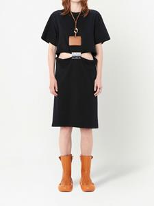 jwanderson JW Anderson T-shirtjurk verfraaid met scharnier - Zwart