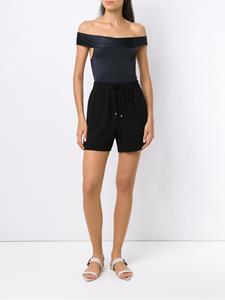 Brigitte Off-shoulder badpak - Zwart