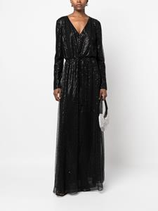 ralphlaurencollection Ralph Lauren Collection Jurk verfraaid met kralen - Zwart