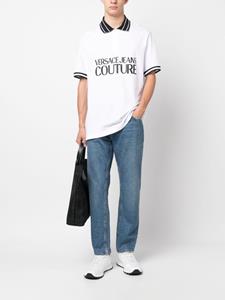 versacejeanscouture Versace Jeans Couture Poloshirt met logoprint - Wit