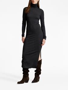 Polo Ralph Lauren high-neck midi wool dress - Grijs