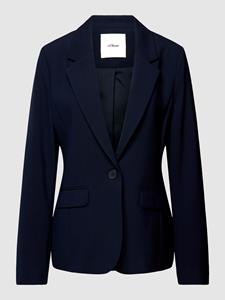 s.Oliver BLACK LABEL Korte blazer met klepzakken aan de voorkant