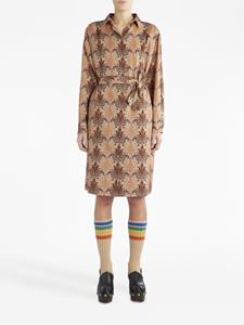 ETRO Midi-blousejurk met paisley-print - Beige