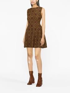 ETRO Mini-jurk met bloemjacquard - Bruin