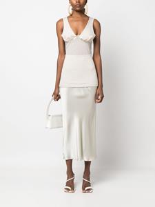 christopheresber Christopher Esber Midi-jurk met vlakken - Beige