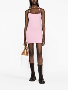 Courrèges Mini-jurk met geborduurd logo - Roze