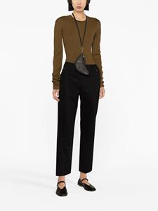 LEMAIRE Gedraaide cropped jeans - Zwart