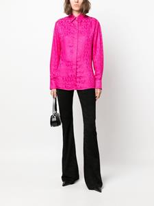 Versace Broek met Greca jacquard - Zwart