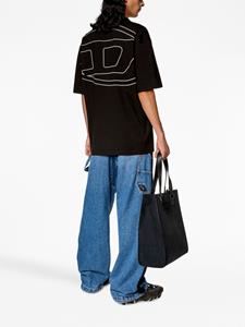 Diesel T-Vort-Megoval-D katoenen poloshirt - Zwart
