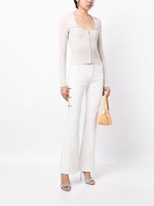 Madison.Maison Jeans verfraaid met studs - Wit